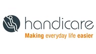 Handicare Logo with by Savaria and registered trademark symbol