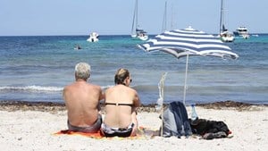 Couple on a beach